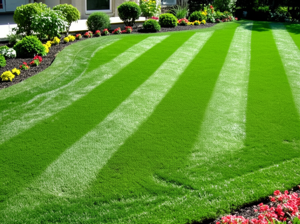 JJ's lawn, photoshopped to look like the cover of Vogue
